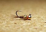 SB Tungsten Head Pheasant Tail Jig Orange